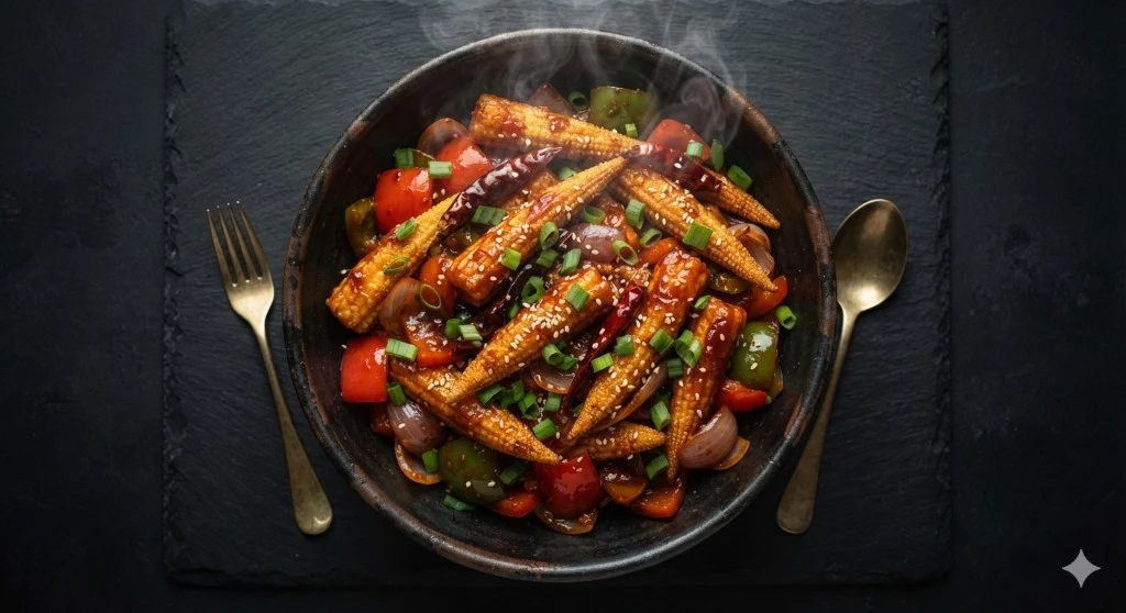 Baby Corn Chilli