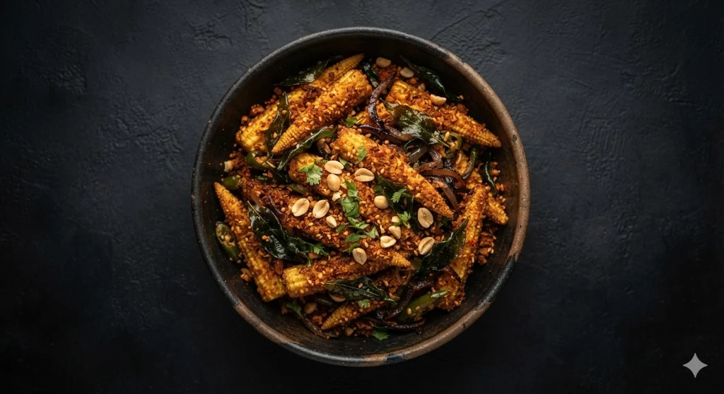Baby Corn Karampodi