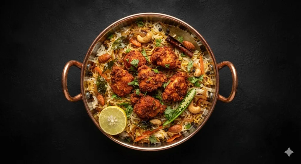 Fry Chicken Pulav