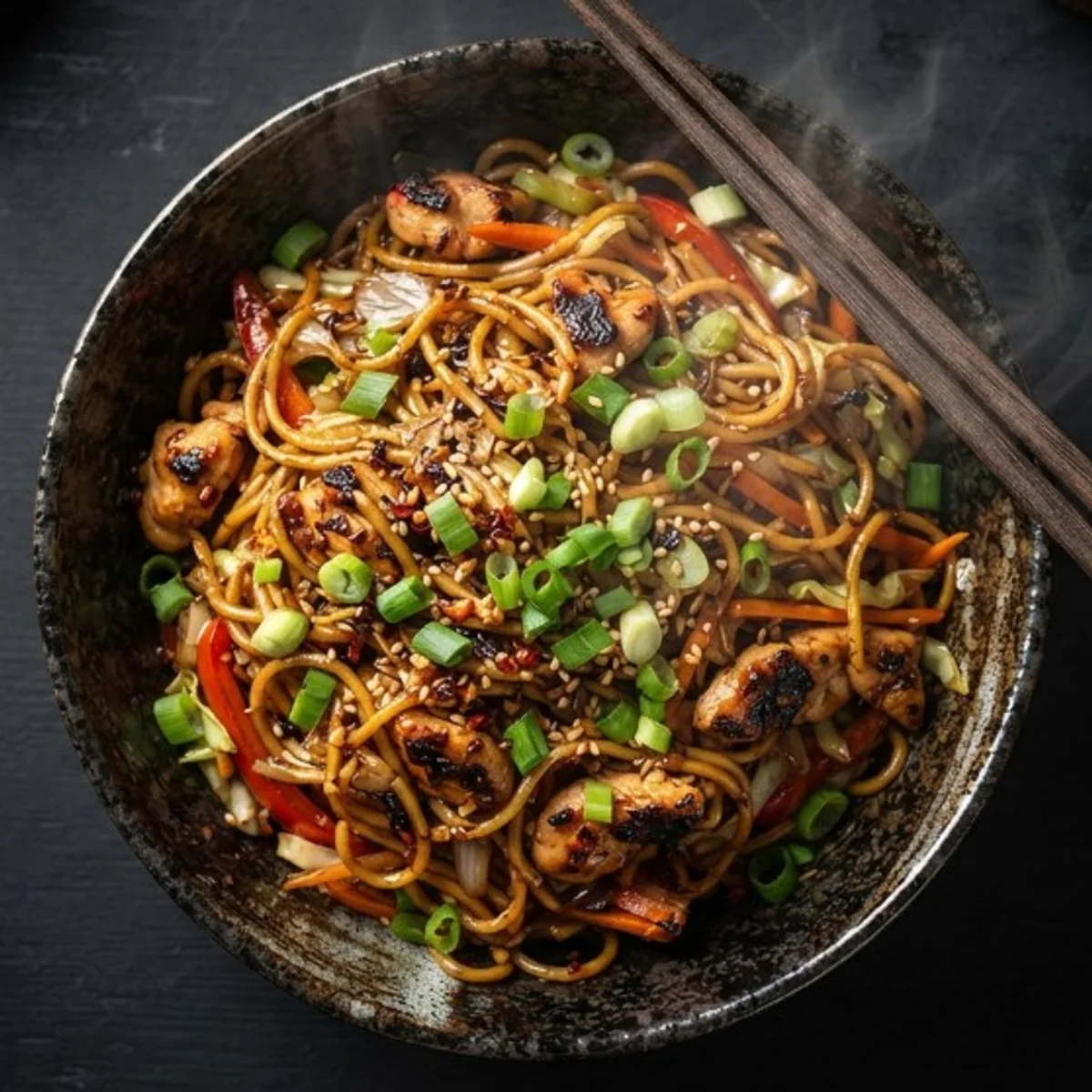 Chicken Street Style Noodles